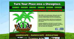 Desktop Screenshot of a1alandscaping.com